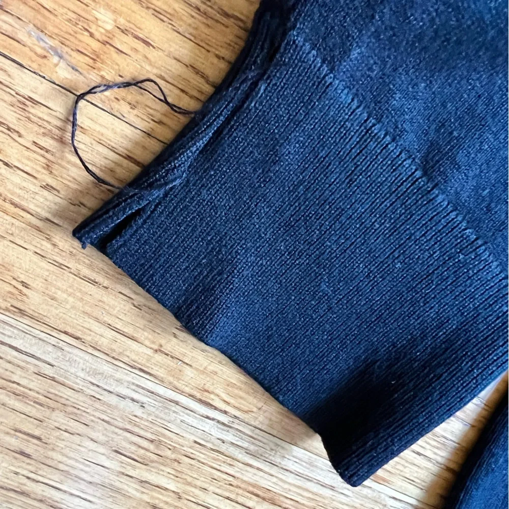 YAL BLACK SEQUIN DETAIL SWEATER - Picture 3 of 4